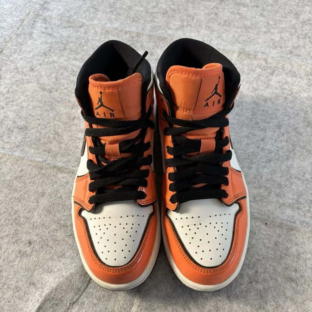 DD6834-802 - Youth Boys Mens 4.5 / Womens 6 Nike Air Jordan 1 Mid SE Turf Orange